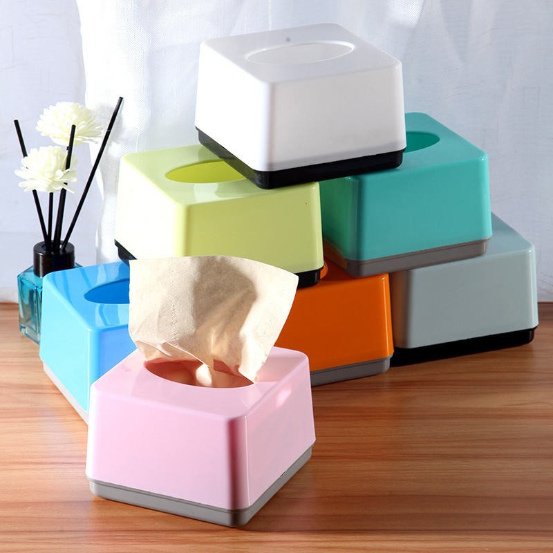 Commercial Printing Usa - Commerciële kwaliteit vierkante plastic tissuebox thuis