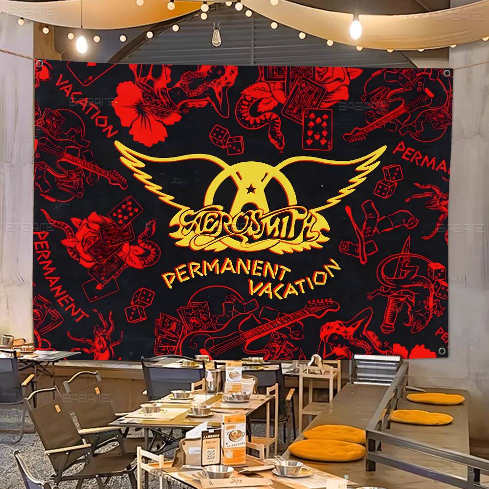 Commercial Printing Companies - Klassieke rockband A-Aerosmith Geavanceerde print Commerciële