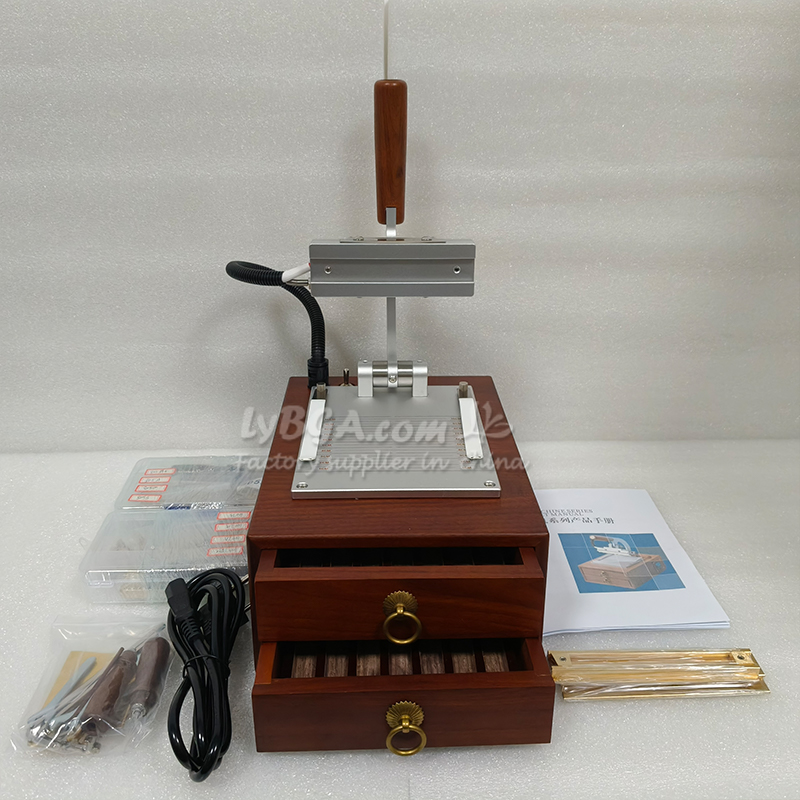 Heat Press Machine - Handmatige digitale logo lederen hete folie-stempelmachine,