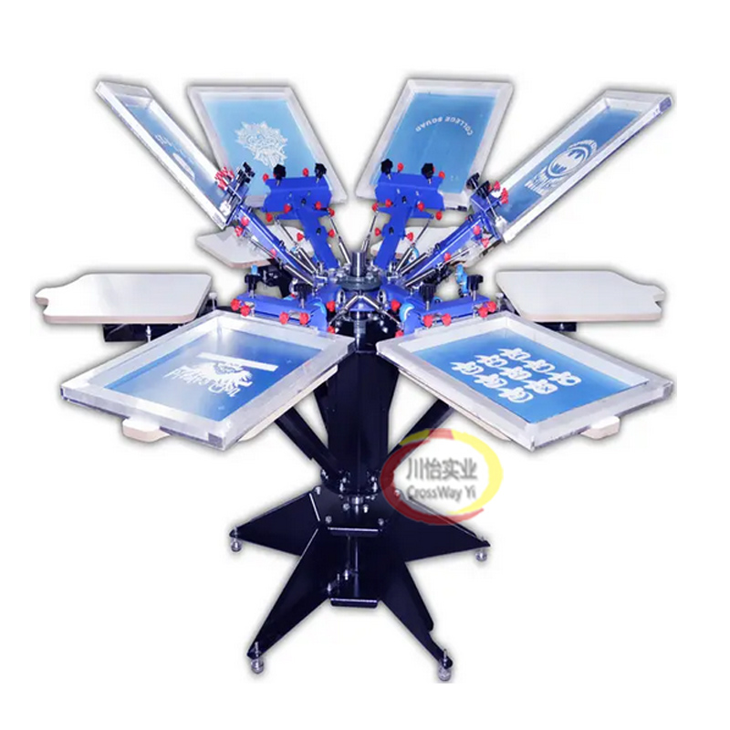 Commercial Ribbon Printing Machine - 4-kleuren zeefdrukmachine voor t-shirt niet-geweven tas