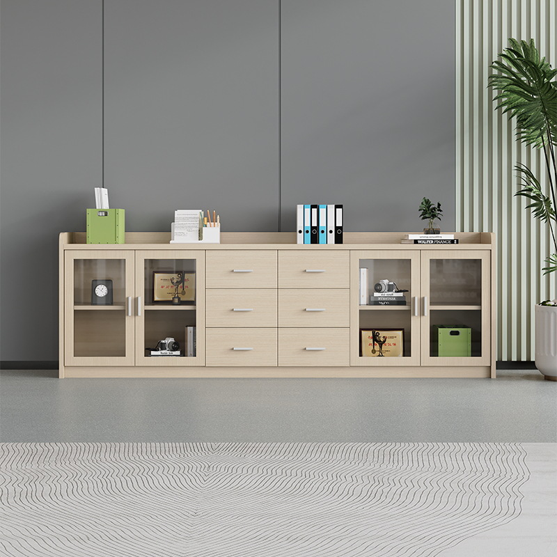 Commercial Printer - Houten archiefkast met deur Kantoorkluis Informatielade