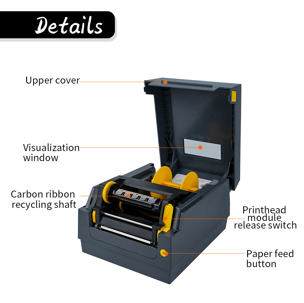 Fabrieks prijs 300dpi/600dpi h - Commercial Ribbon Printing Machine recensie en prijs
