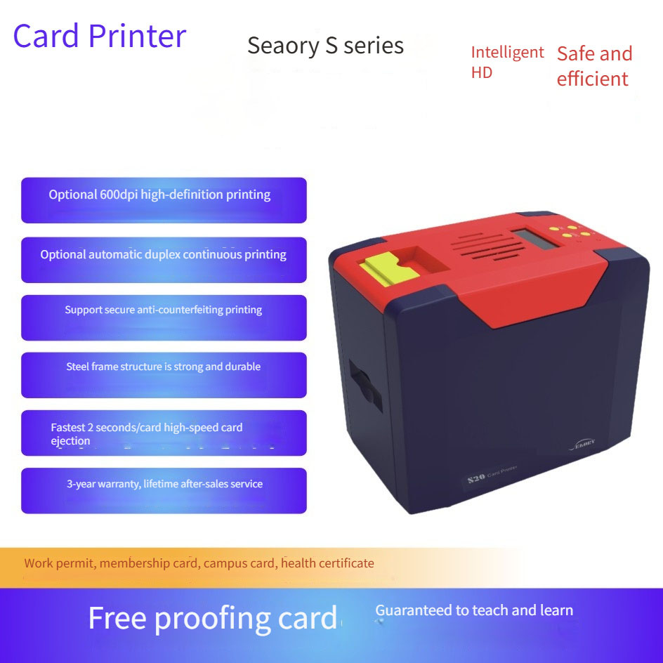Handleiding ID PVC-kaartprinte - Commercial Ribbon Printing Machine recensie en prijs