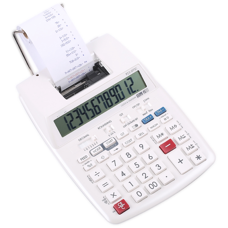 Computerbatterij of wisselstro - Commercial Printing Calculator recensie en prijs