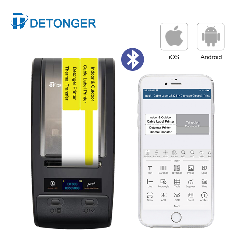Detonger DT60S Draagbare Therm - Commercial Ribbon Printing Machine recensie en prijs